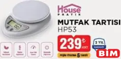 HOUSE PRATİK MUTFAK TARTISI HP53